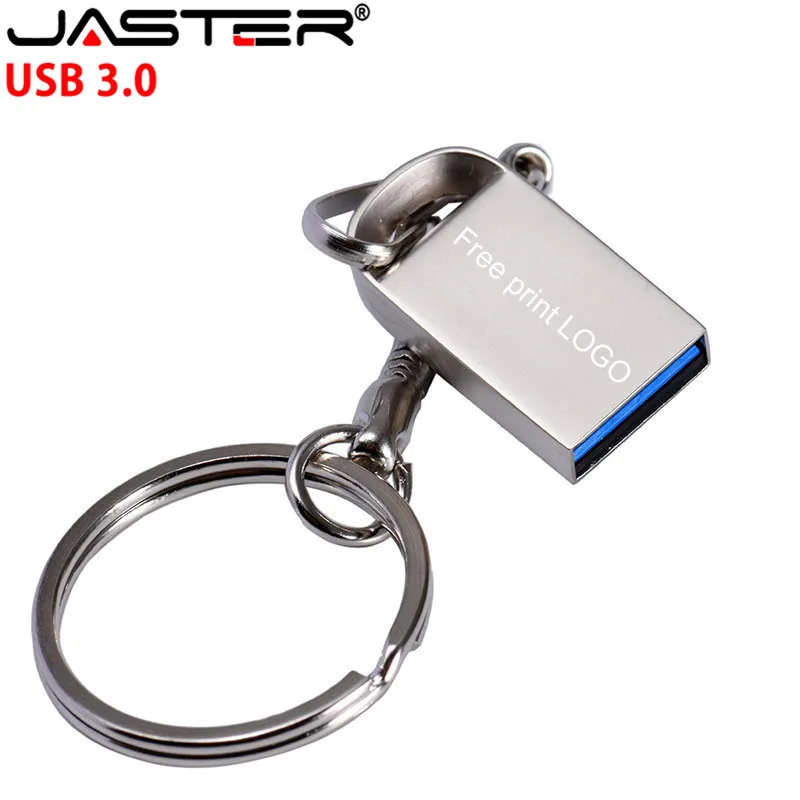JASTER USB 3,0 Мини Высокоскоростной USB Металл 128GB 16GB 32G 64GB флеш-накопитель водонепроницаемый usb флешка(5 шт., Пользовательский логотип