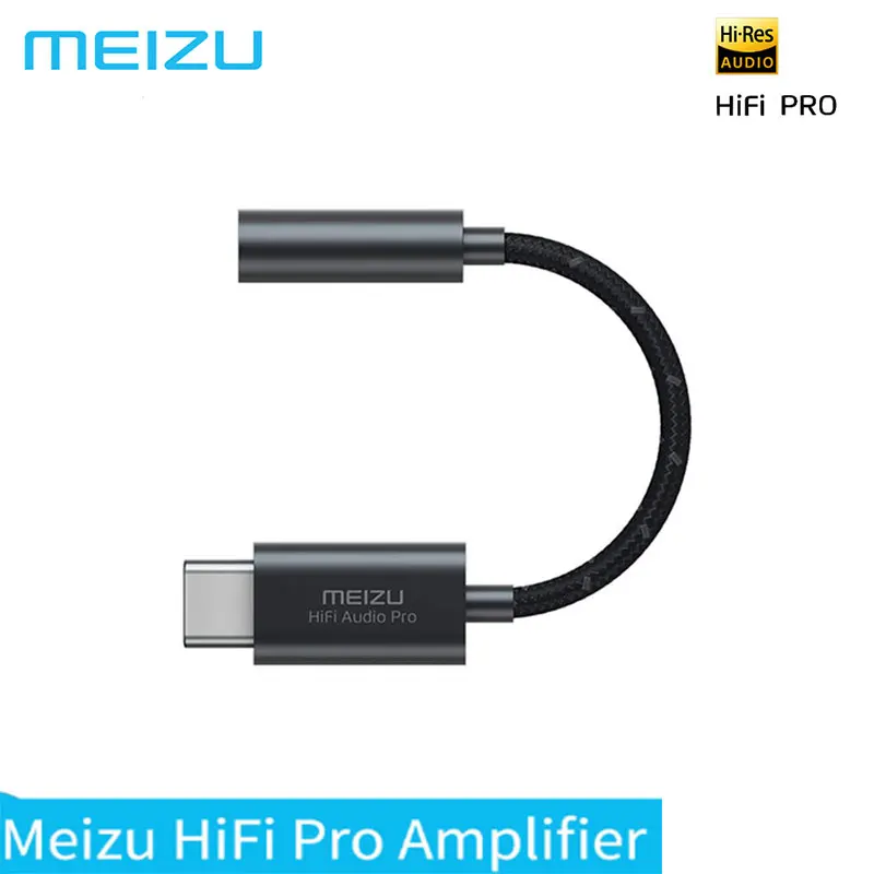 Meizu усилитель для наушников HiFi без потерь DAC PRO type C до 3 5 мм аудио адаптер Cirrus | Наушники и гарнитуры -4000215941280