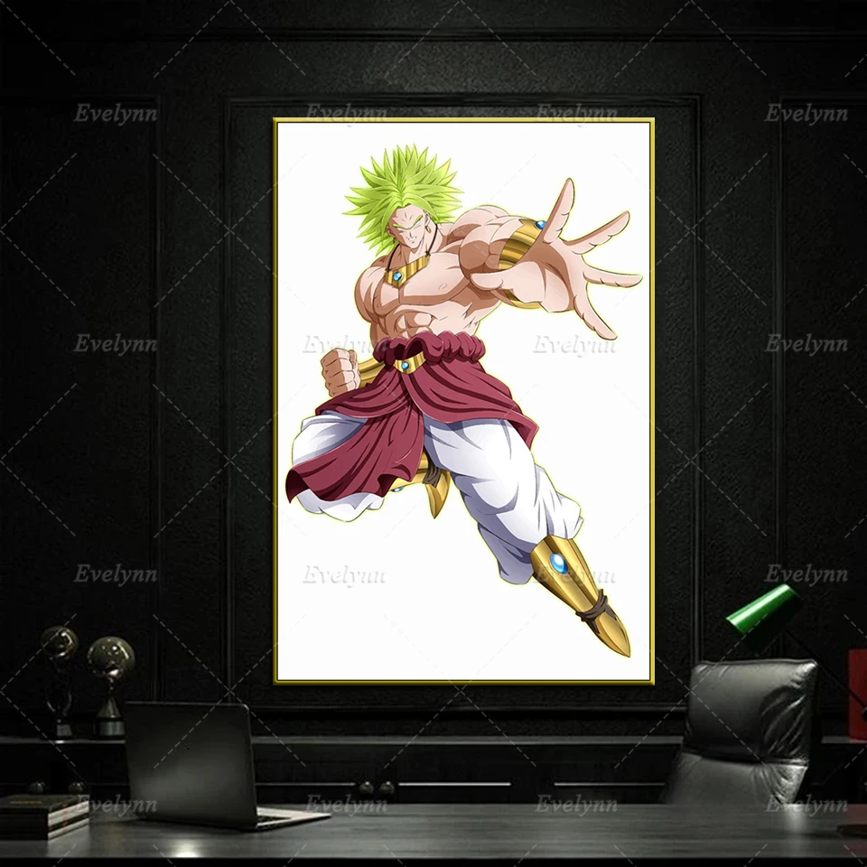 

Japan Anime Dragon Ball Super Broly Canvas Posters Nordic Home Bedroom Decor Painting Modern Living Room Wall Art Prints Picture