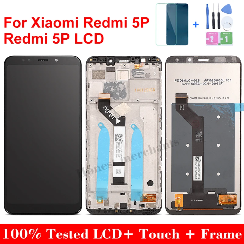 Экран для Xiaomi Redmi 5 plus ЖК-дисплей с рамкой сенсорный экран 10 дюймов сменный