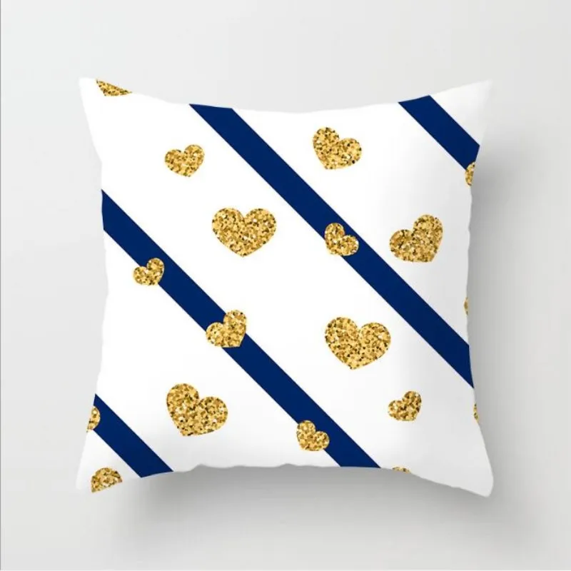 Ins Geometric Love Heart Cushion Cover Valentine Day Gift For Couples Throw Pillow Case Office Sofa Bed Home Decor Pillowcases | Дом и сад