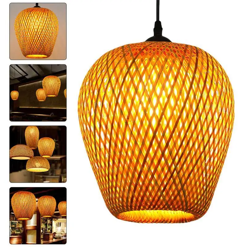 

Bamboo Chandelier Woven Bamboo Light Bamboo Hanging Lamp For Home House Lamp Restaurant Hotel B & B Style Japanese Hotpot Lamp