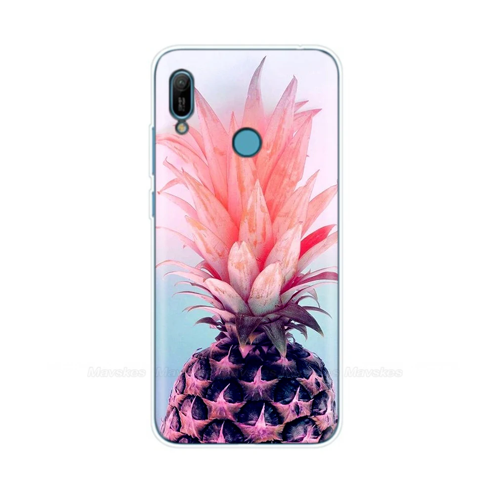 silicone case for huawei y6 2019 case 6 09 inch mrd lx1 mrd lx1f phone case for huawei y6 2019 back cover soft protective case free global shipping