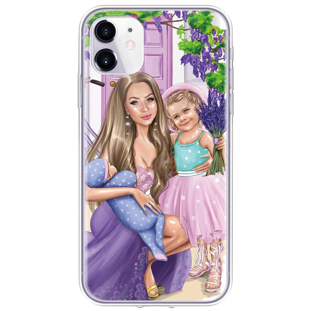 0czimen Merry Christmas Черный Коричневый чехол для девочки супер мама для TPU iPhone 11 Pro Max XR XS X XS Max 6 5se 7 8 Plus чехол новогодний чехол - Цвет: 0czimen