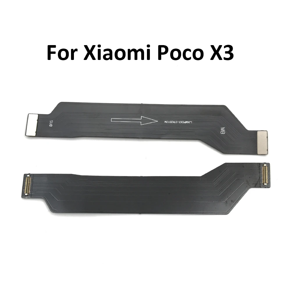 

20 шт. новая материнская плата для Xiaomi Poco X3 NFC разъем материнской платы FPC LCD материнская плата гибкий кабель для Mi PocoPhone Poco X3