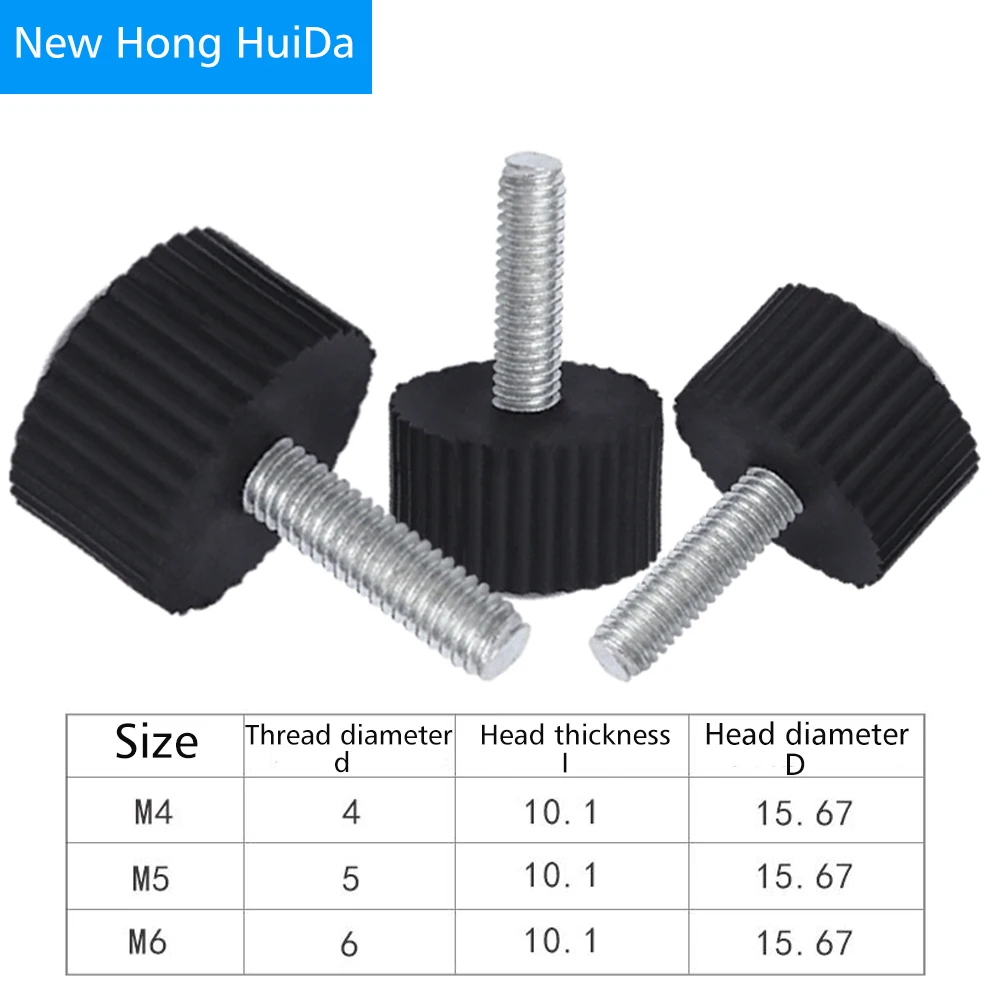 

Round Head Handle Bakelite Screw Adjustable Tightening Plastic Clamping Knob Bolt Industry Equipment Carbon Steel M4 M5 M6