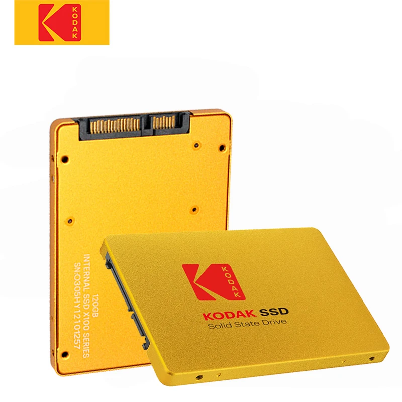 Твердотельный накопитель KODAK X100, 2,5 дюйма, SATA3, 120 ГБ, HDD SATA III SSD, 480 ГБ, металлический внутренний жесткий диск для ноутбука - изображение