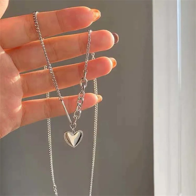 

pendant necklace female ins trend hip-hop punk sweater sweater chain Europe and the United States cold wind necklace Wholesale
