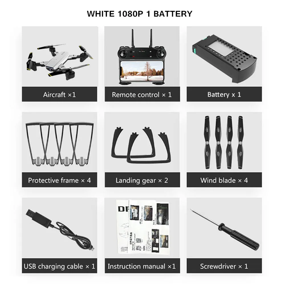 SG700D 1080P 1B 4K SG700 RC Дрон Вертолет Дистанционное управление SG700 2,4G 4CH WiFi 1080 P/720 P оптический поток Двойной HD Квадрокоптер с камерой дроны - Цвет: SG700D 1080P 1B