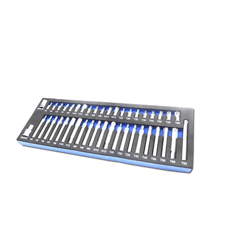 

High quality 41pcs socket wrench 12-corner batch head star-shaped inner hexagonal plum blossom mouth T52 tapered screwdriver