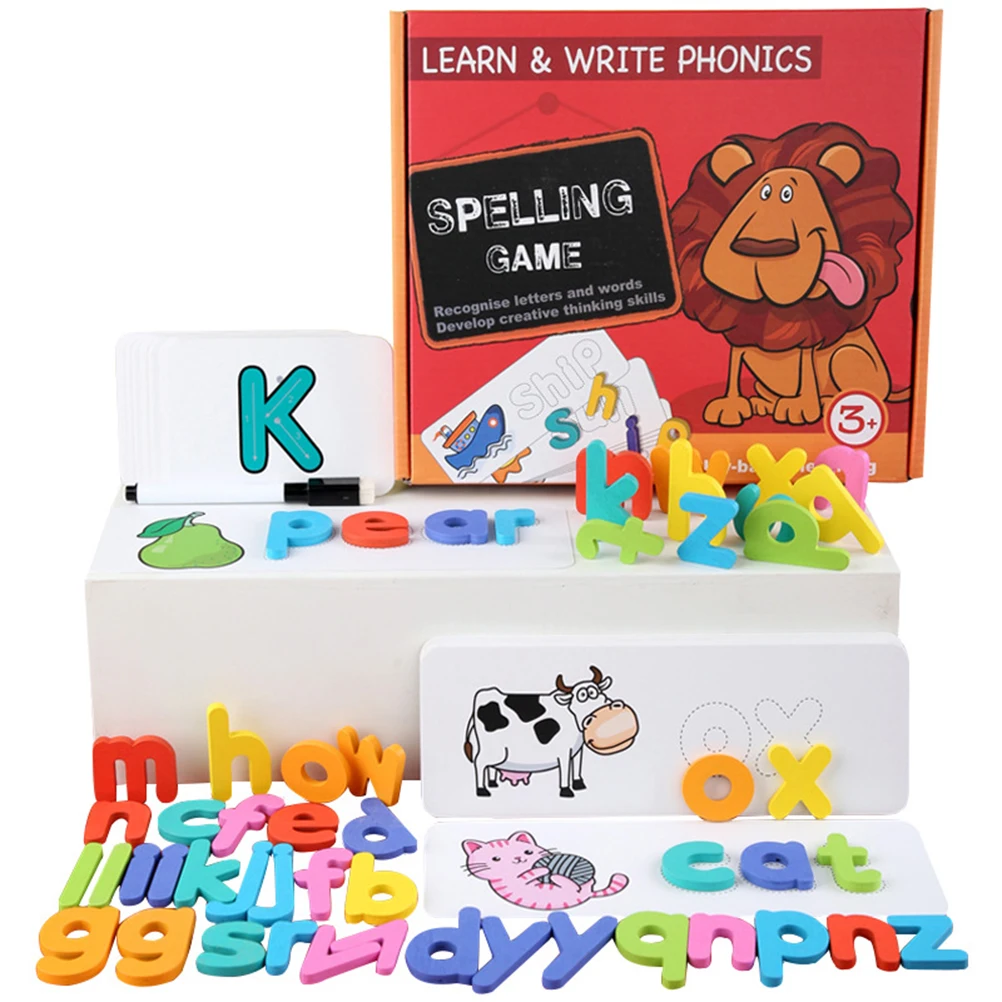 Деревянный развивающий алфавит игра головоломка с буквами зрение и правописание