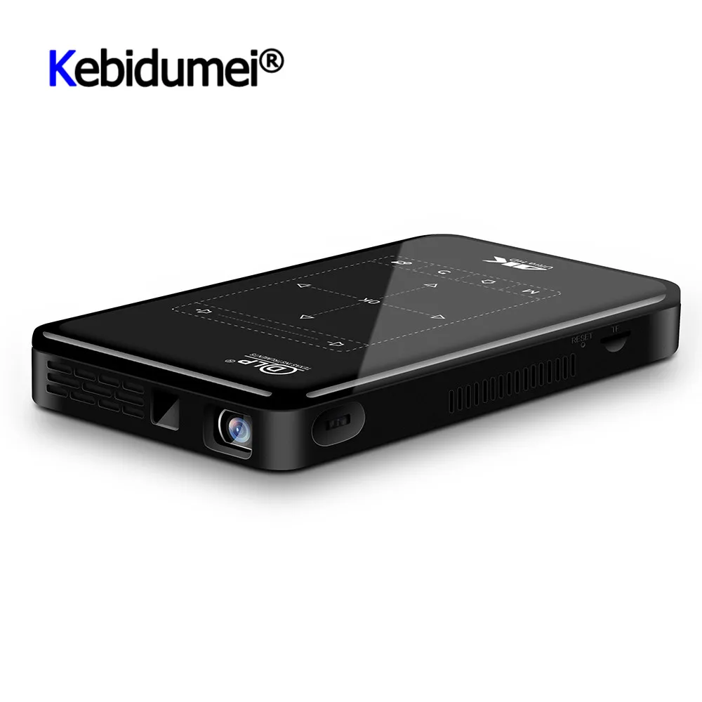 Портативный DLP мини проектор P09II Android 9 0 2 4G 5G Wi Fi Bluetooth 4K HD домашний кинотеатр