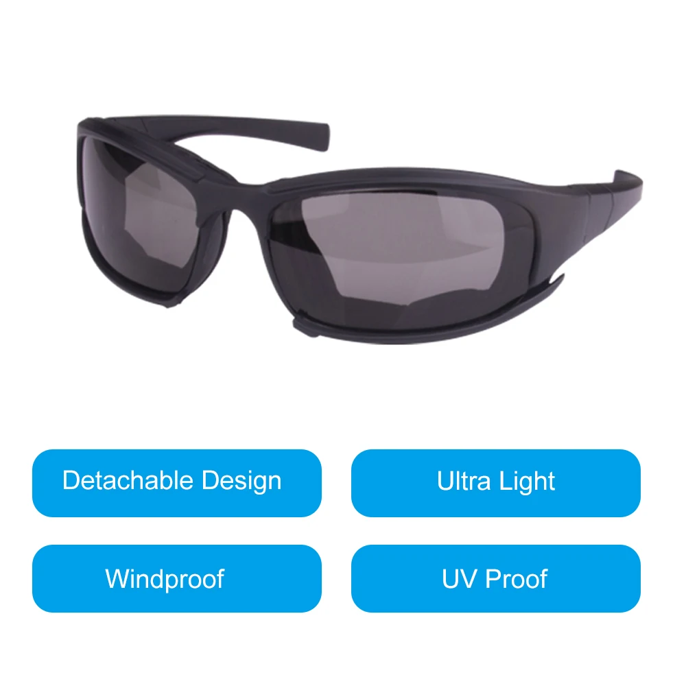 

X7PC Outdoor Fishing Hunting Snowing Eye Protection Glasses Anti-Shock UV Blocking Sunglasses Windproof Protective Goggles