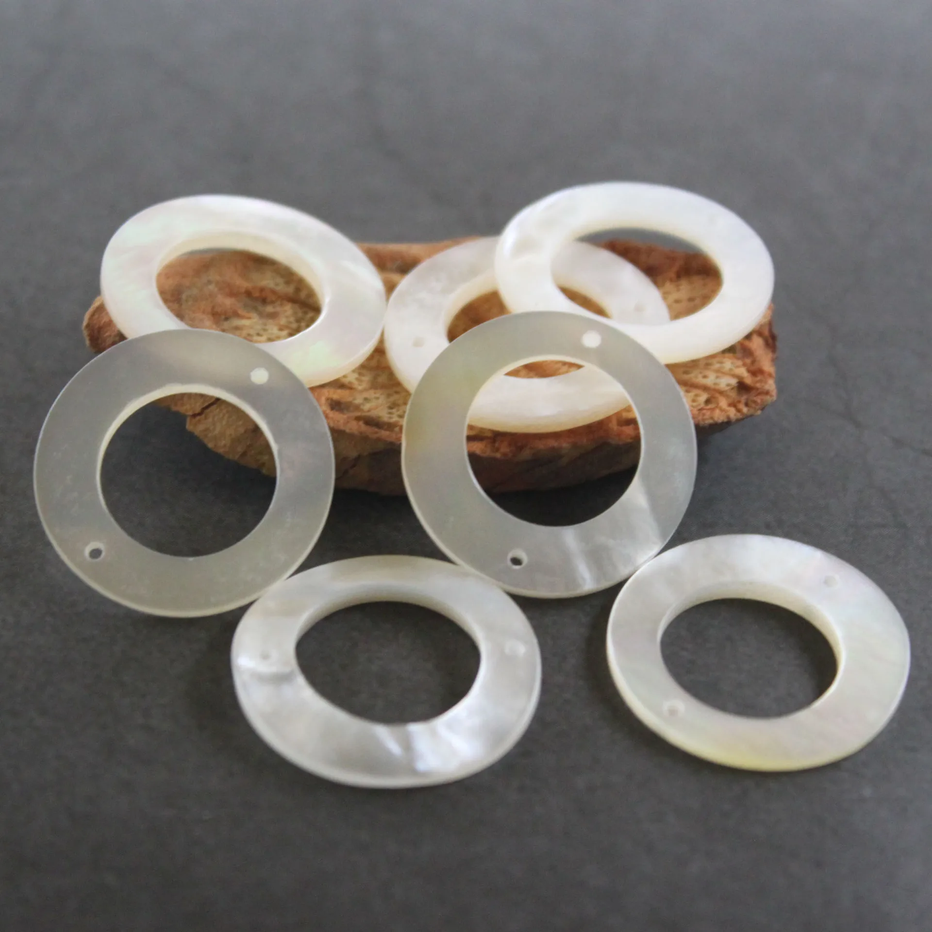 Натуральные морские ракушки популярное кольцо из белых ракушек подвесные