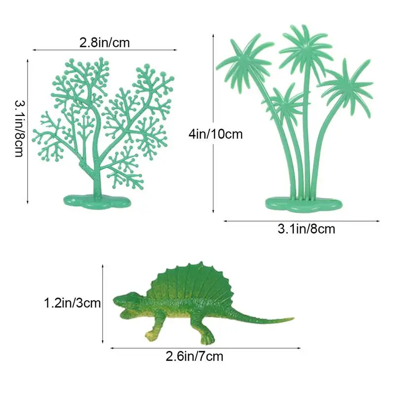 16 шт. милый динозавр кукла торт Топпер ремесла десерт настольный декор для