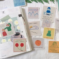 15pcsset cartoon good friends sticker diy craft scrapbooking album junk journal planner decorative stickers