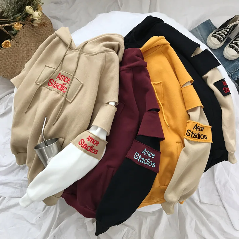 

Winter Oversized Hoodie Men Streetwear 2021 Brand New Patchwork Sweatshirt Japanese Harajuku Hoodies Men Thick Hoodie