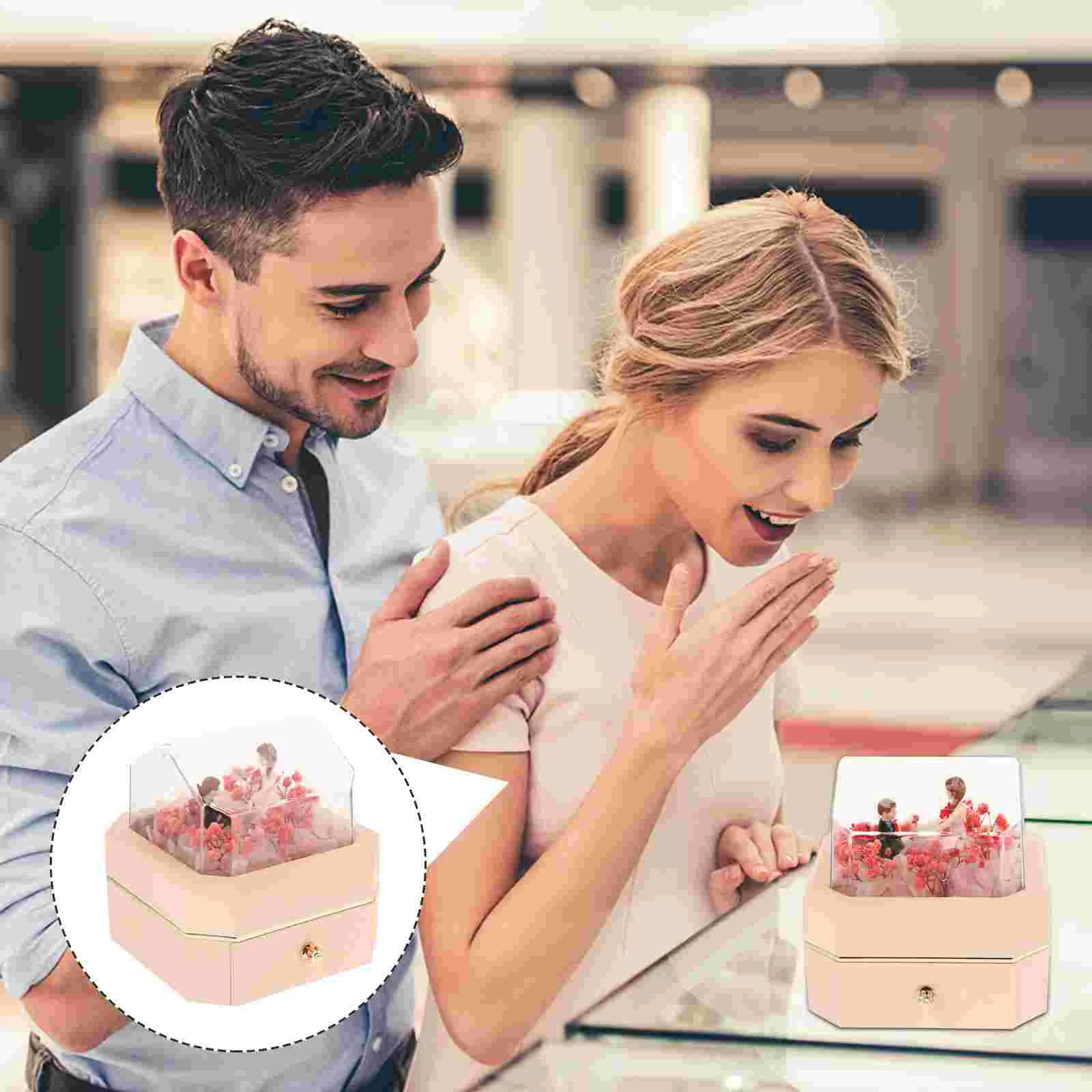 

Уникальный чехол для ювелирных изделий, романтичная Подарочная коробка для ювелирных изделий, сохраненная Подарочная коробка для цветов, 1 ...