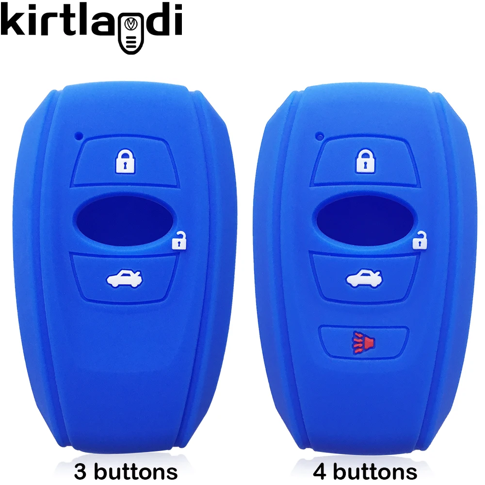 Силиконовый чехол для ключа автомобиля Subaru Forester XV BRZ LEGACY SV 2019 2020 3/4 кнопка