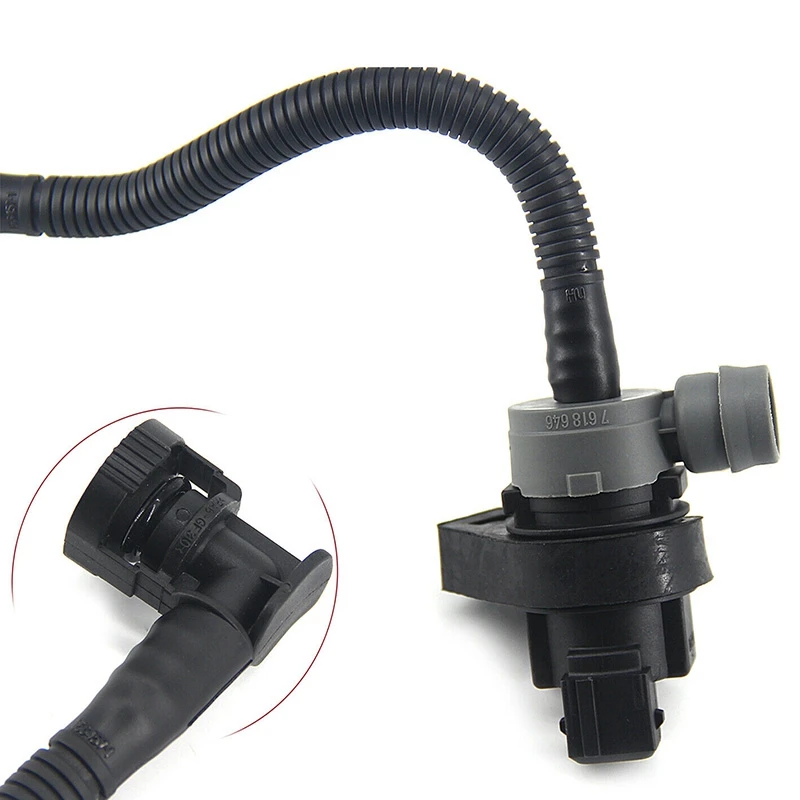 

Fuel Tank Vent Valve with Pipe Carbon Tank Vent Valve for -BMW 128I 328I 528I X5 3.0L 13907618643 13904588396