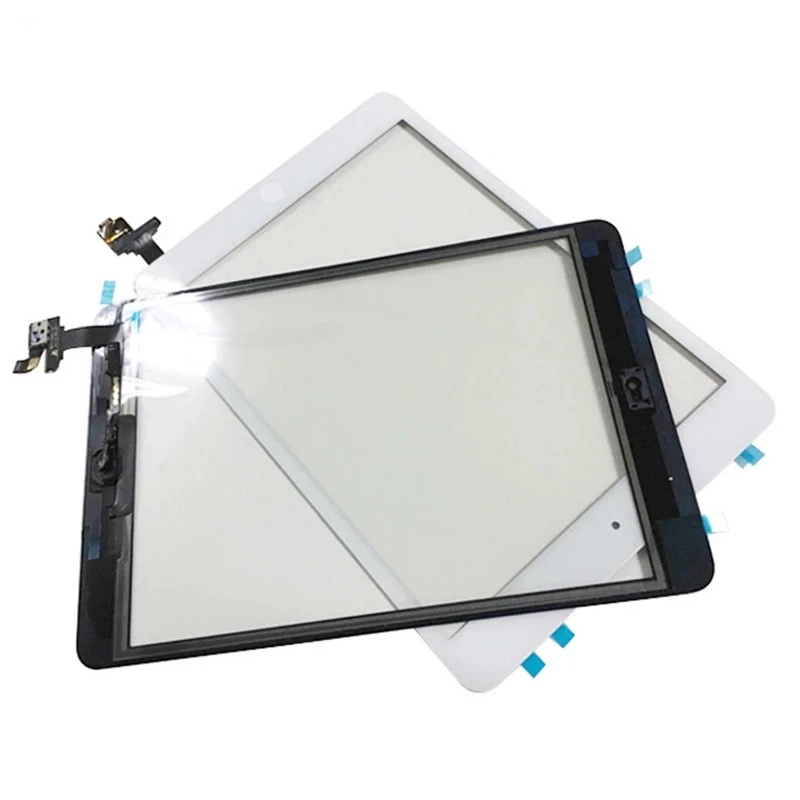 Для iPad mini 1/2 черный белый цвет сенсорный экран стекло дигитайзер + микросхема IC
