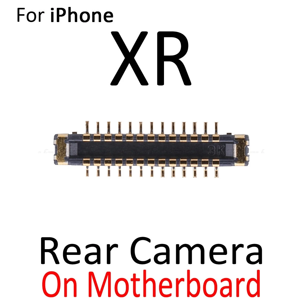 2 шт задняя камера разъем FPC для iPhone X XR XS Max на материнской плате гибкий кабель