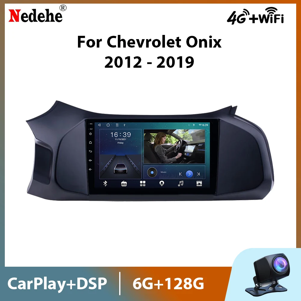 Автомагнитола 8 ядер Android 11 мультимедийный видеоплеер для Chevrolet Onix 2012-2019
