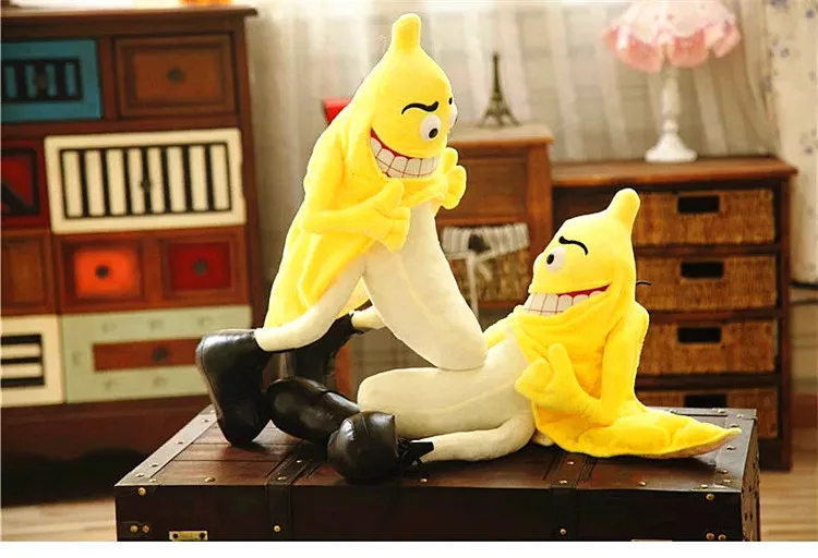 Злой банан плюшевые игрушки куклы Забавный творчества неприличный обман