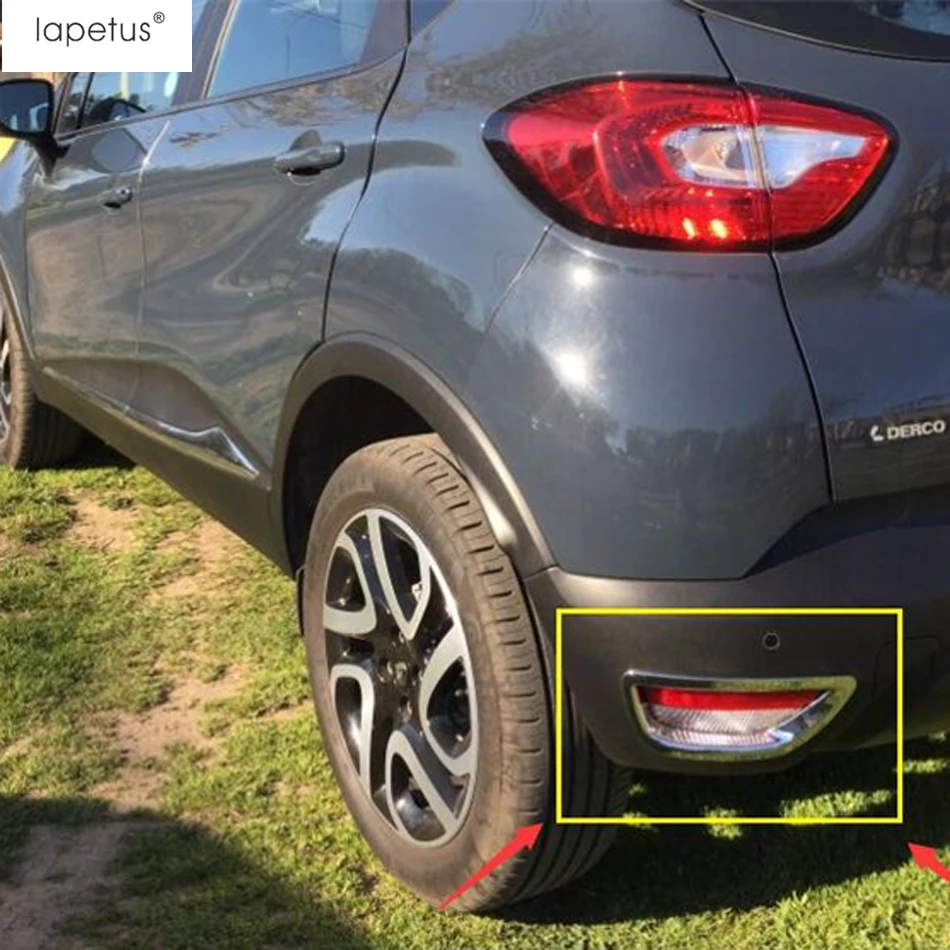 Lapetus аксессуары для Renault Captur 2014 2015 2016 ABS задняя противотуманная фара заднего