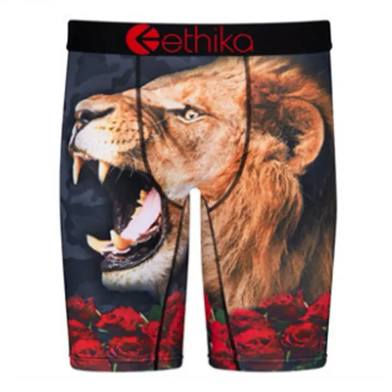 

Разноцветные мужские трусы Ethika, сексуальное мужское нижнее белье, Длинные мужские трусы, боксеры для мальчика, оптовая продажа
