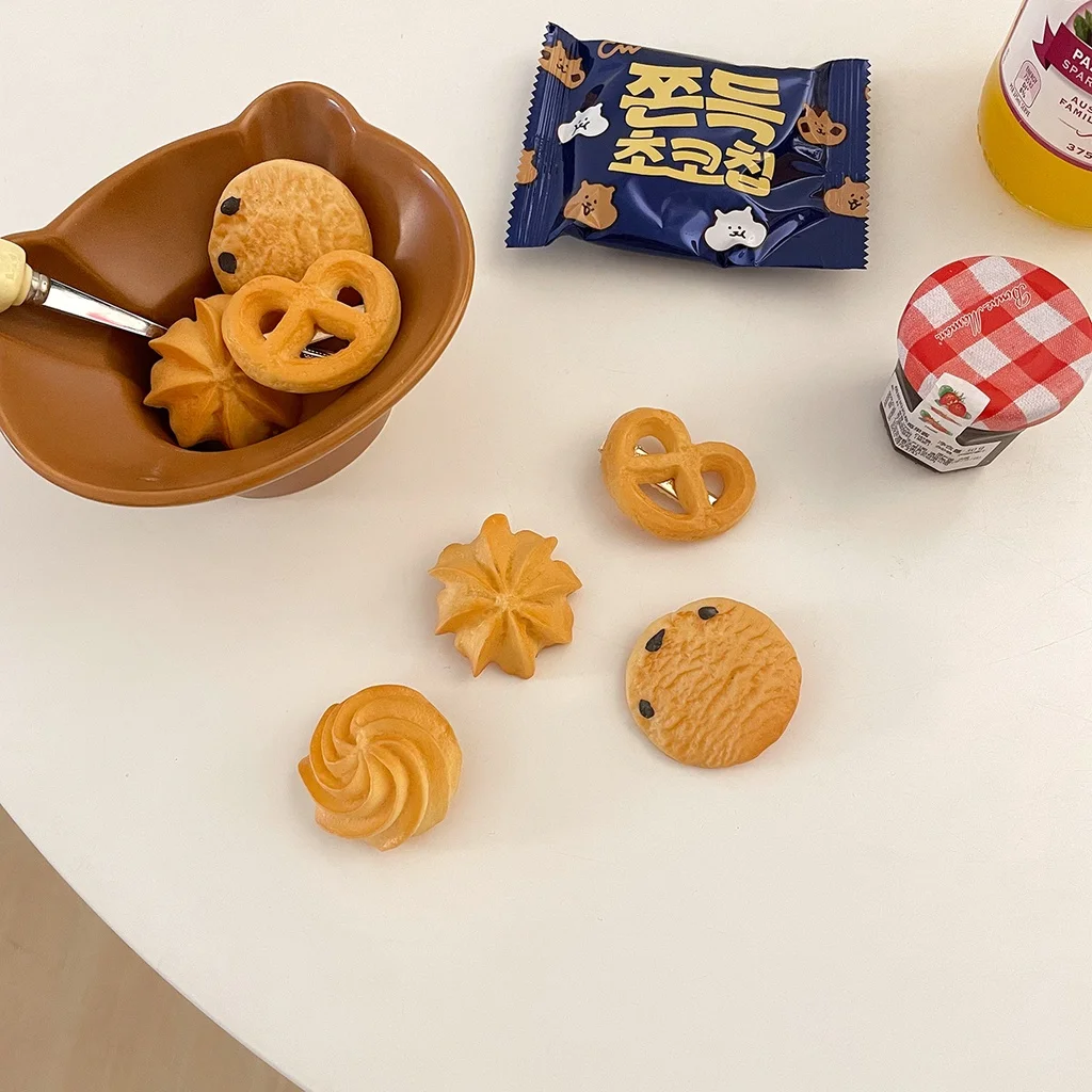 

Заколка для волос с изображением печенья, заколка для волос