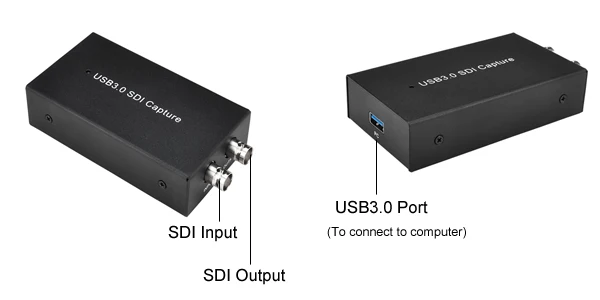 Видеозахват SDI к USB 1080 видеозахват запись в прямом эфире и P 60FPS HD видео на ПК |