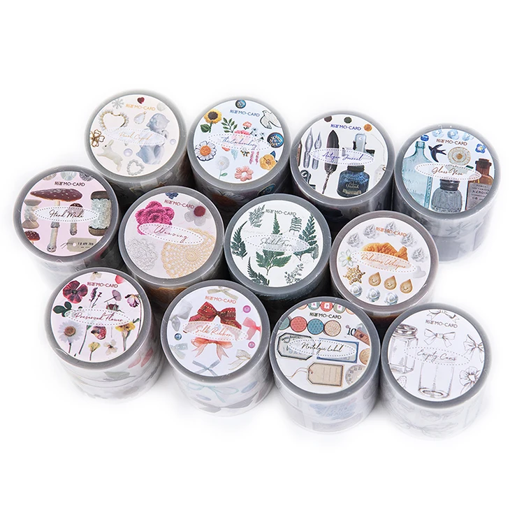 Набор прозрачных клейких лент ручной работы для милых девочек японские наклейки