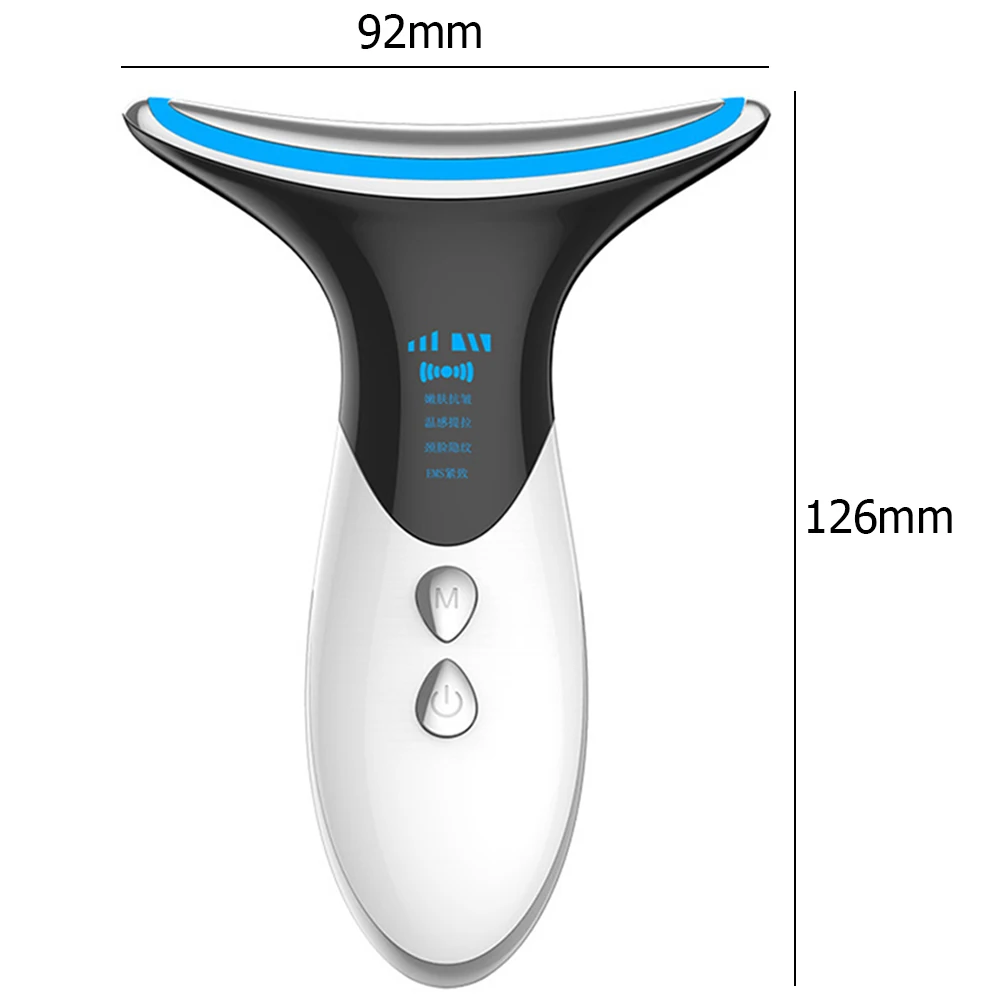 

Neck Face Beauty Device USB Rechargeable Photon Therapy Skin Tighten Reduce Double Chin Anti Wrinkle Remove Skin Care Tools