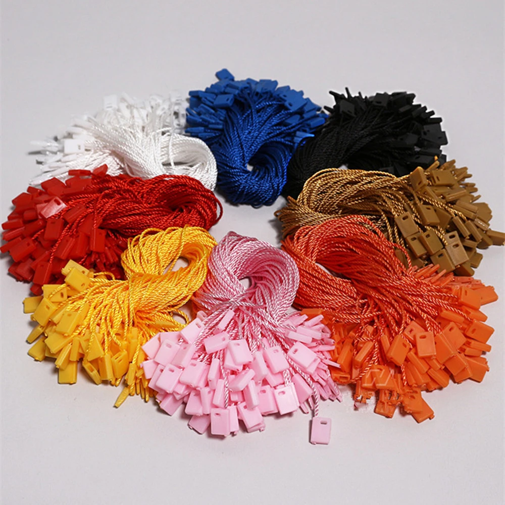 100 шт. бирка для одежды веревка 32 цвета шнуры полиэфирные подвесные планшеты