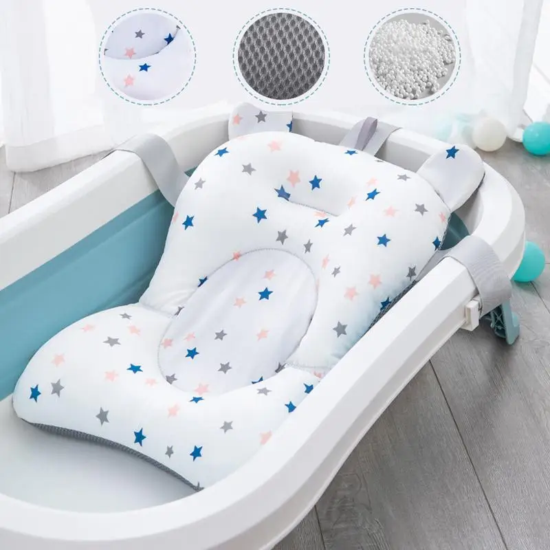 Детский коврик для ванной нескользящий сидения защитный новорожденных подушка