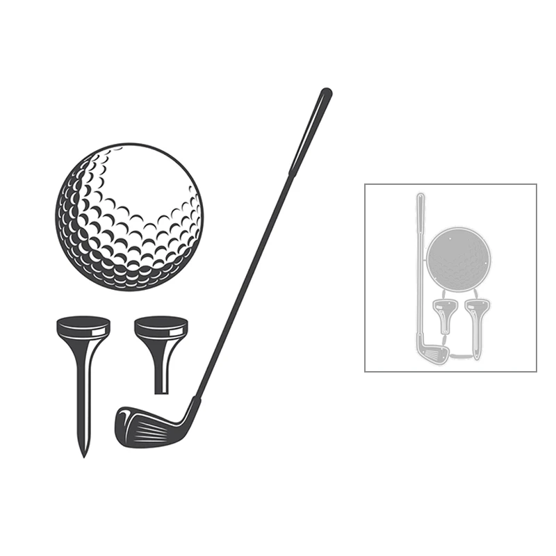 Новинка 2020 Лидер продаж трафареты сделай сам для занятий спортом игры в гольф