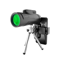 12x50 powerful monocular telescope telescopio optional zoom scope smart phone holder for hiking camping accessories