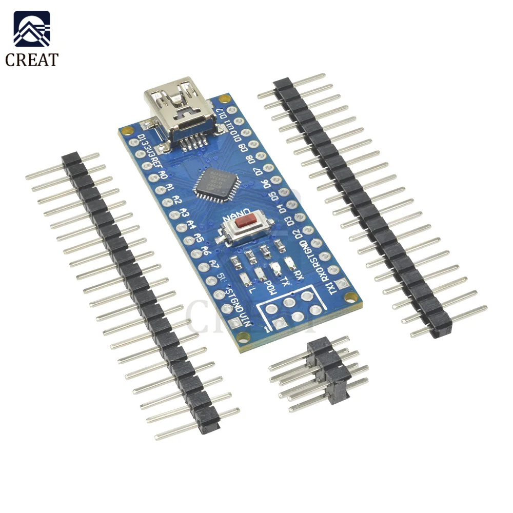 

10PCS Mini USB CH340 328P ATmega328P Controller Board Compatible For Arduino CH340 USB Driver Nano V3.0 ATmega328