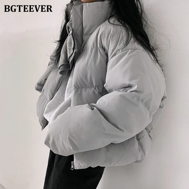 

Женские парки с капюшоном и хлопковой подбивкой, с длинным рукавом, на молнии, теплая куртка большого размера, зимнее пальто, короткие женск...