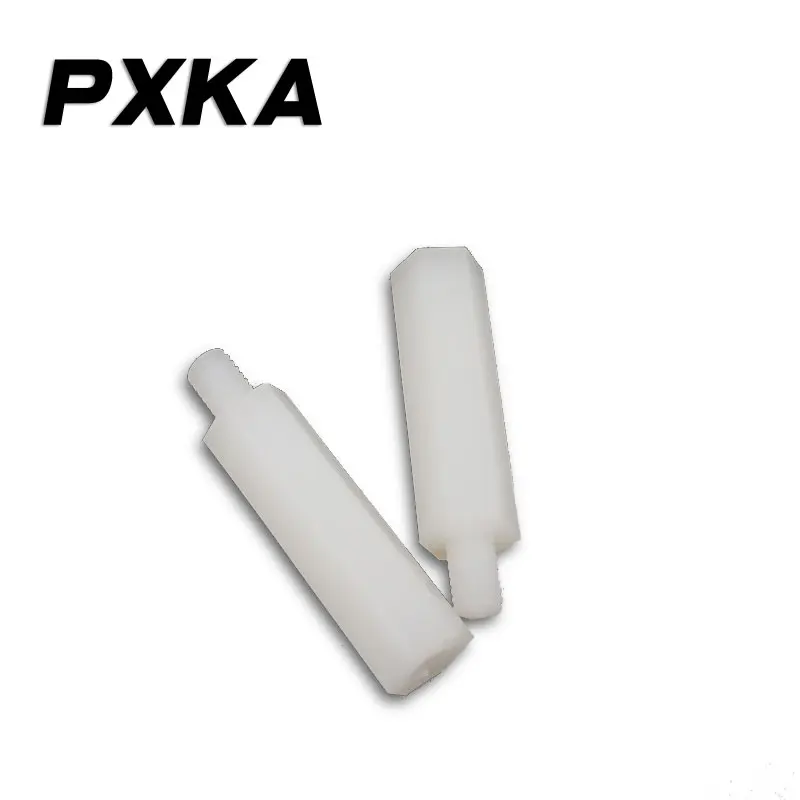 [M2.5 M3 M4] шестигранный нейлоновый столбик с одной головкой изолирующая колонна