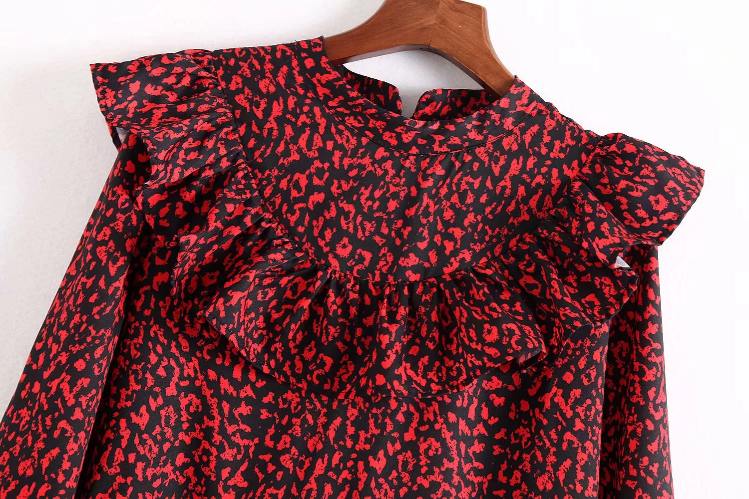 Женское винтажное леопардовое платье повседневное прямое плиссированное с