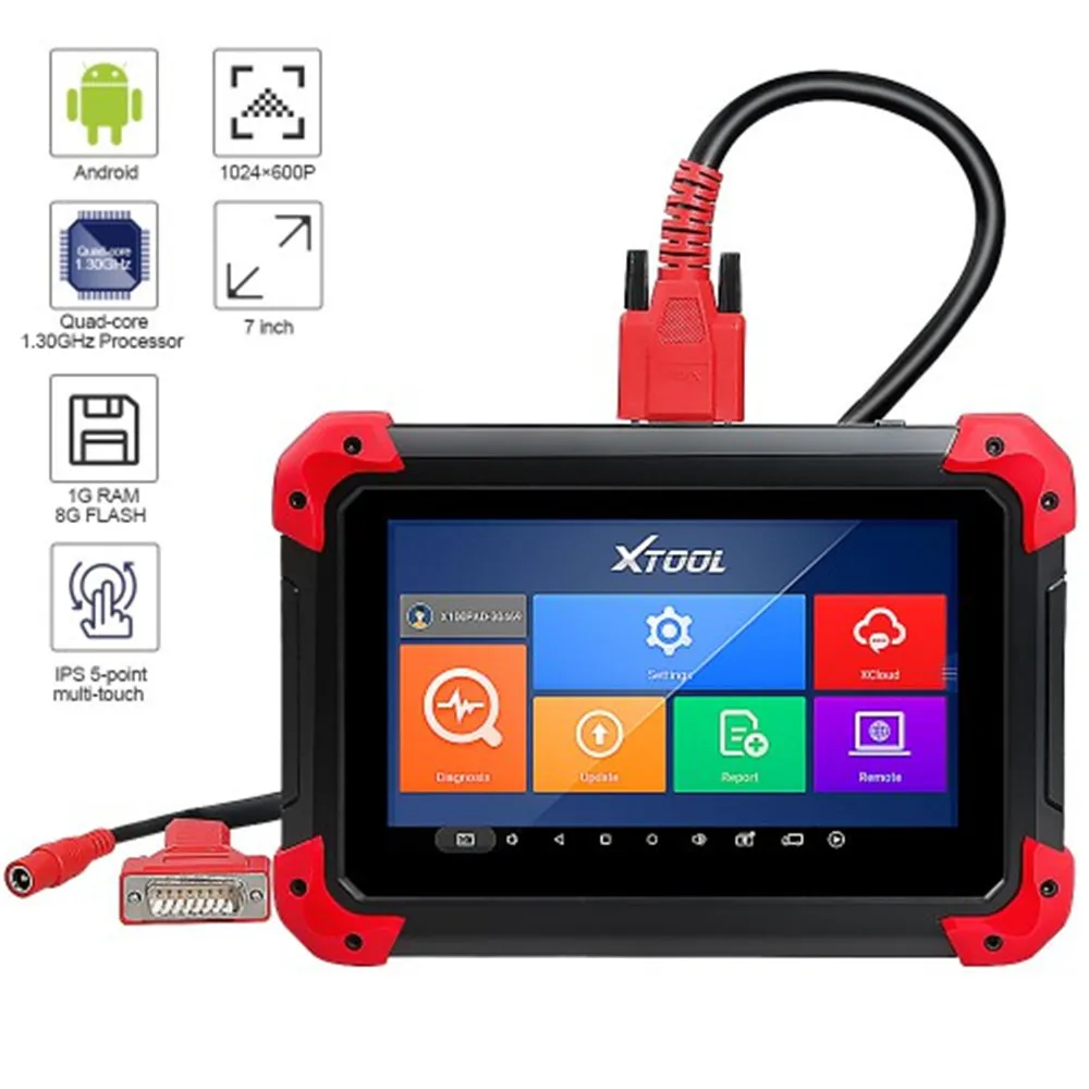 

XTOOL X-100 X100 PAD with EEPROM Adapter Tablet Key Programmer Support Sepecial Functions Update Online