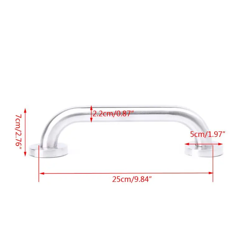 25 см поручни для ванной Душевой ванны из нержавеющей стали безопасная опора