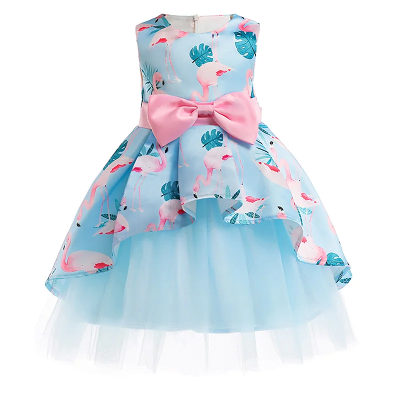 

Girls Dress Summer girl floral Princess party Dresses Children clothing Wedding tutu baby girl Clothes 2 3 4 5 6 7 8 9 10 Years