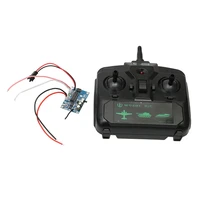 1set 2 4g 4ch differential transmitter receiver for rc speed boat model tank airplane radio controlling system remote controller