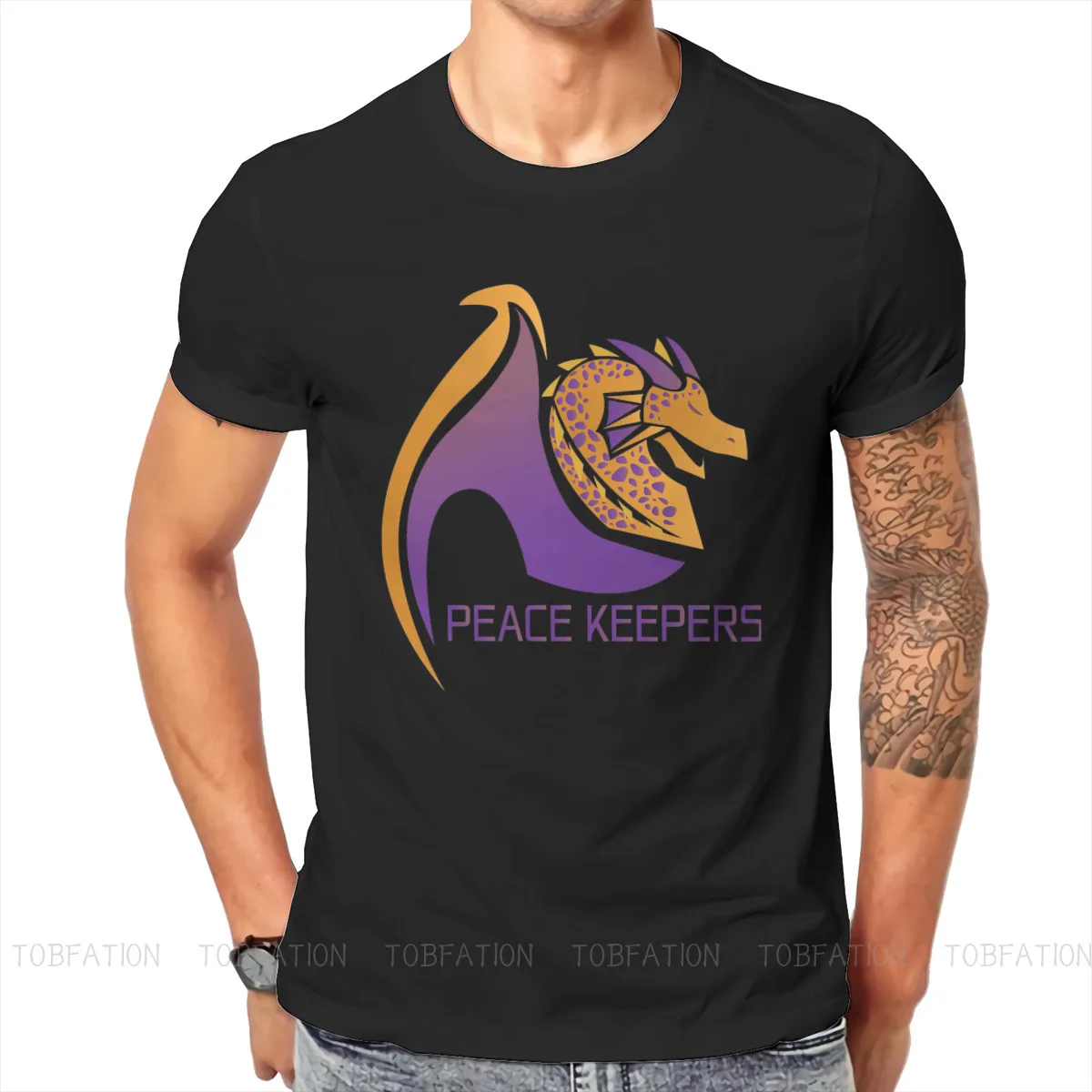 

Peace Keepers Unique TShirt Spyro Cute Dragon Comfortable New Design Graphic T Shirt Stuff Ofertas