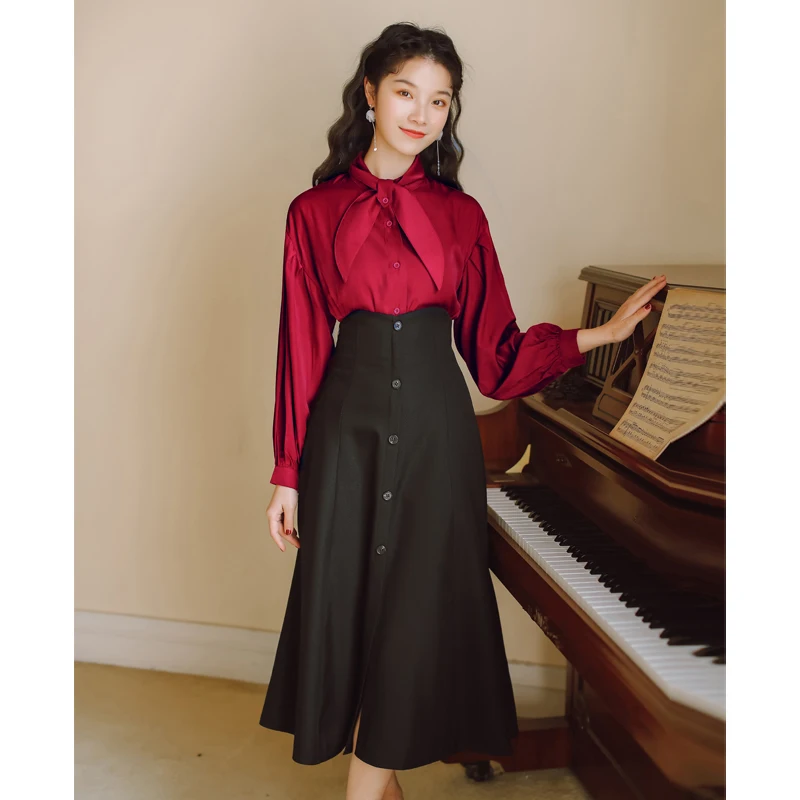 2020 new fashion women's clothing Vintage  Full  2 piece outfits for women