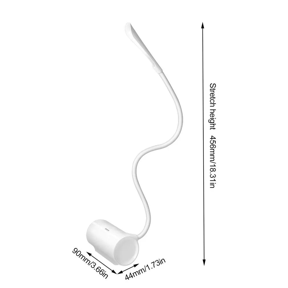 ICOCO LED Rechargeable Lamps Gooseneck Cordless Portable Desk Lamp Adjustable Touch Sensitive Dimmable Small Compact Size | Лампы и