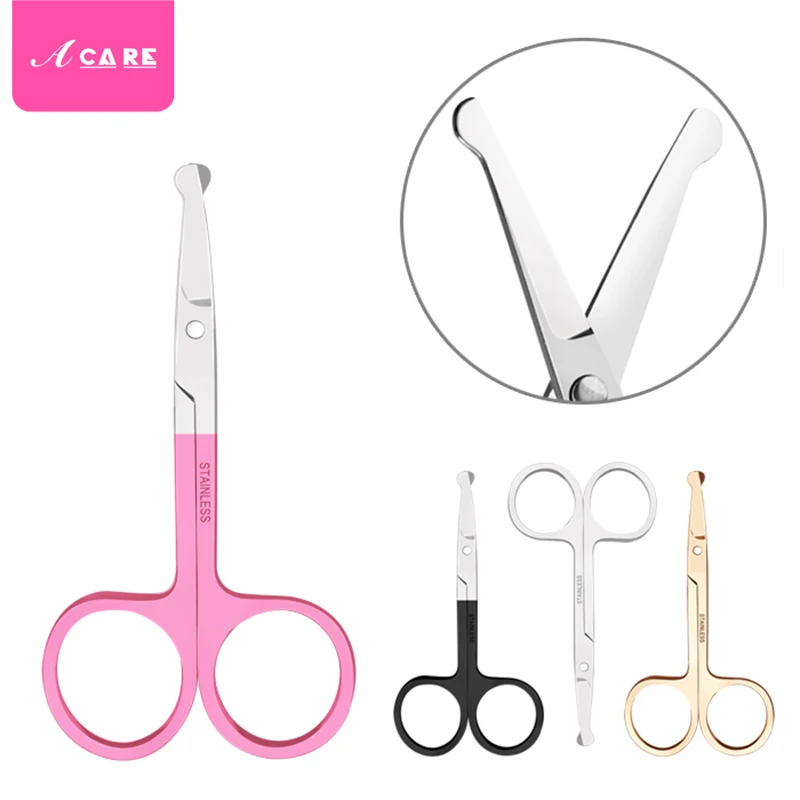 

Stainless Steel Ear Trimmers Remover Cut Nose Hair Scissors Beauty Tool